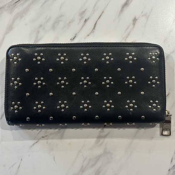 Beautiful, gold and black coach wallet - Picture 2 of 3